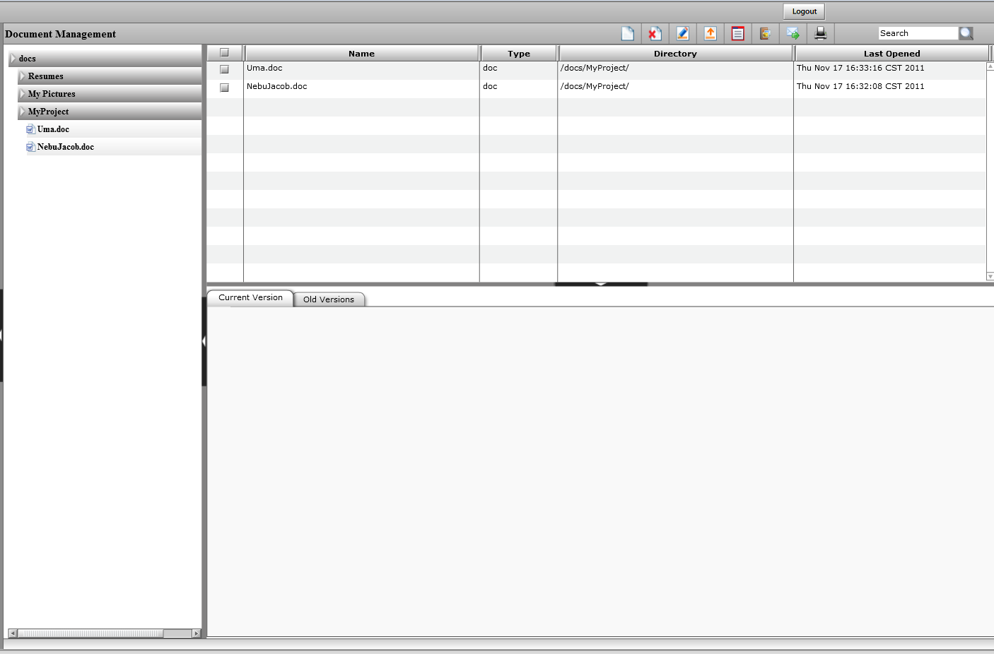 Pragmatiks Document Management